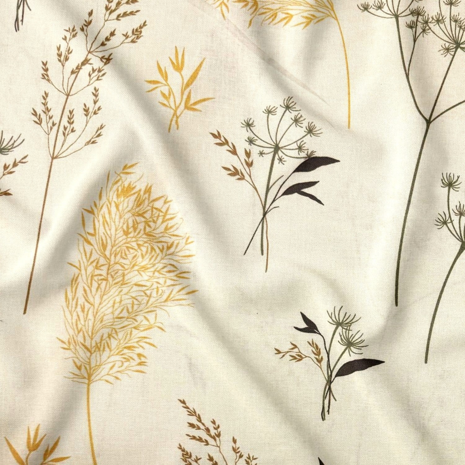 Cotton Fabric - Botanic Beige