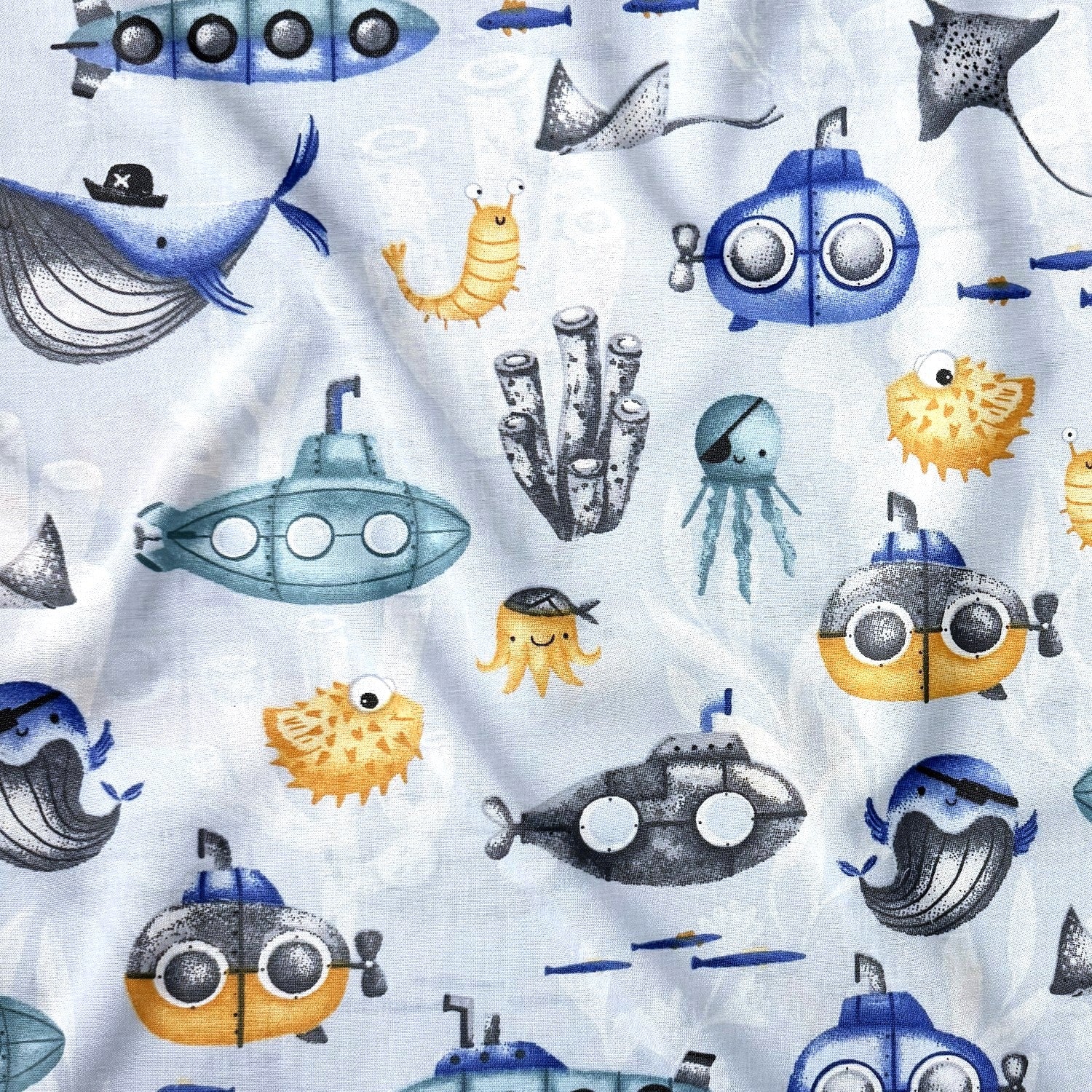 Cotton Fabric - Ocean Explorers