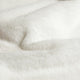 Soft Knitted Faux Fur Fabric CORTO - Ecru