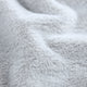 Soft Knitted Faux Fur Fabric CORTO - Light Gray