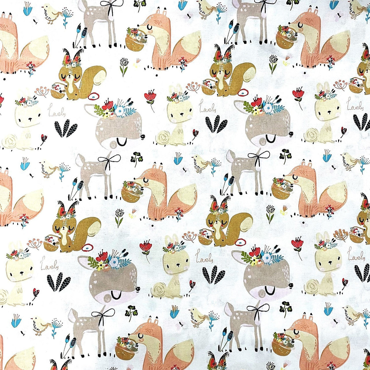 Cotton Fabric - Bambi