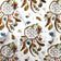 Cotton Fabric - Big Brown Dream Catchers on White