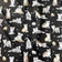 Cotton Fabric - Cats Paws and Yarn on Black