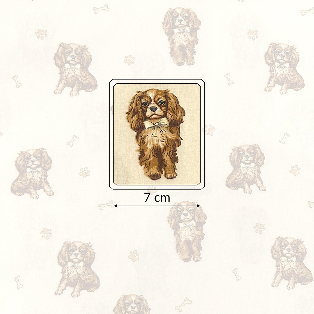 Cotton Fabric - Cavalier, Latte