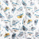 Cotton Fabric - Chameleon, Blue