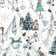 Cotton Fabric - Christmas mood, White