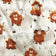Cotton Fabric - Crazy Cows on the Meadow, Beige