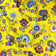 Cotton Fabric - Folklore Rooster Yellow