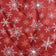 Cotton Fabric - Golden and white snowflakes