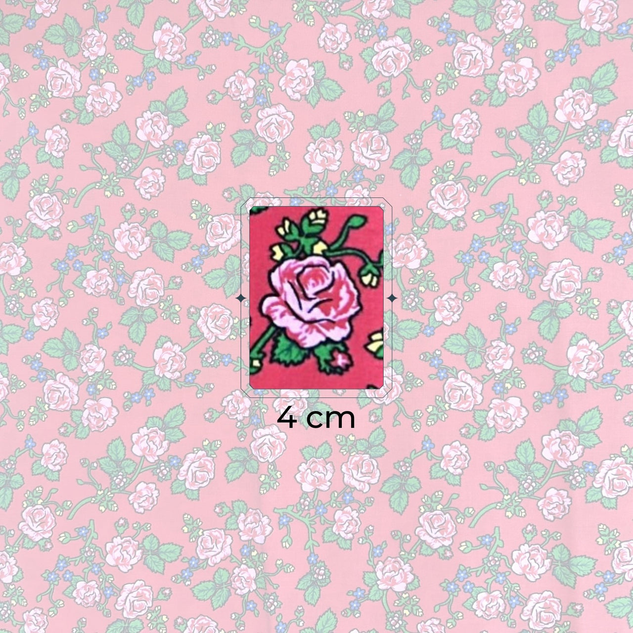 Cotton Fabric - Highland Flowers Red II
