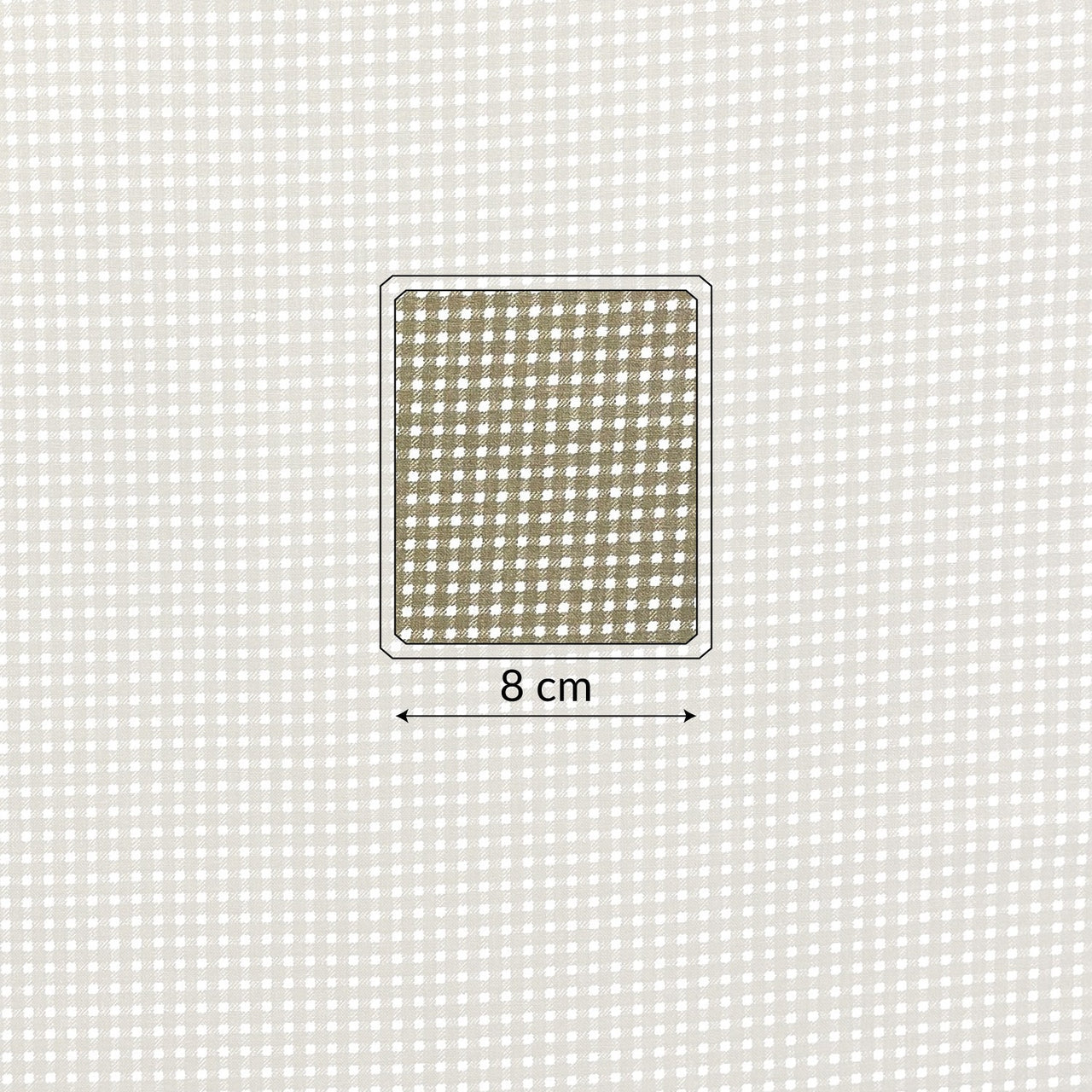 Cotton Fabric - Houndstooth Beige