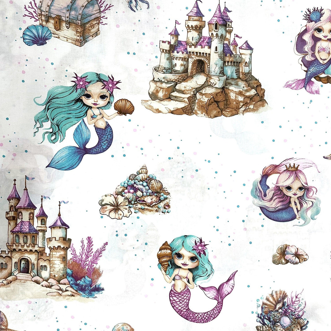 Cotton Fabric - Mermaid