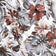 Cotton Fabric - Monstera burgundy gray