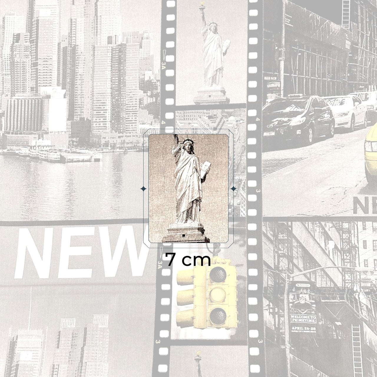 Cotton Fabric - New York