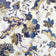 Cotton Fabric - Oriental pattern, Gold and Blue