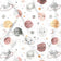 Cotton Fabric - Planets, Pink
