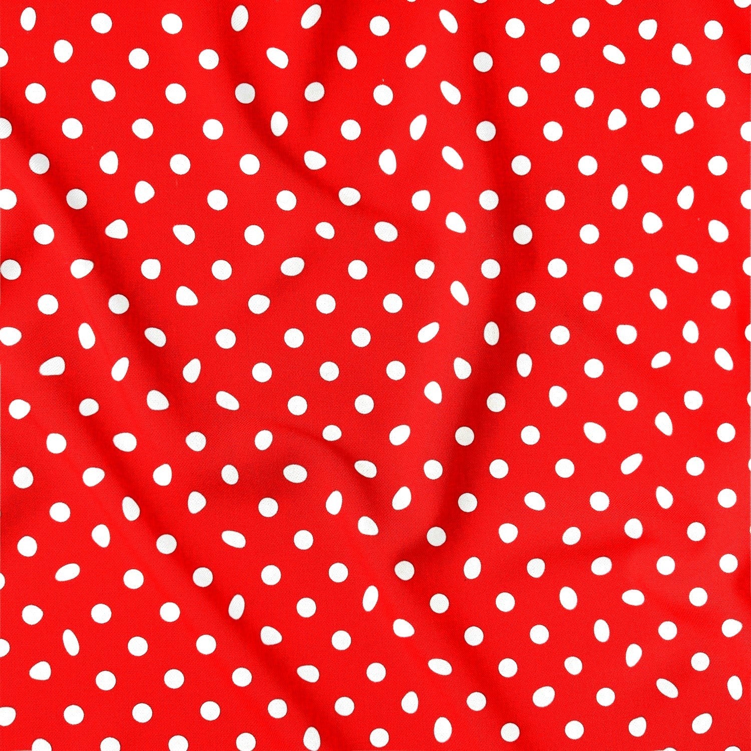 Cotton Fabric - Red Dots 1 cm