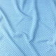 Cotton Fabric - White Dots on Light Blue 4 mm