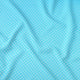 Cotton Fabric - White polka dots on turquoise