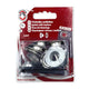 Eyelets with washers - nickel-plated