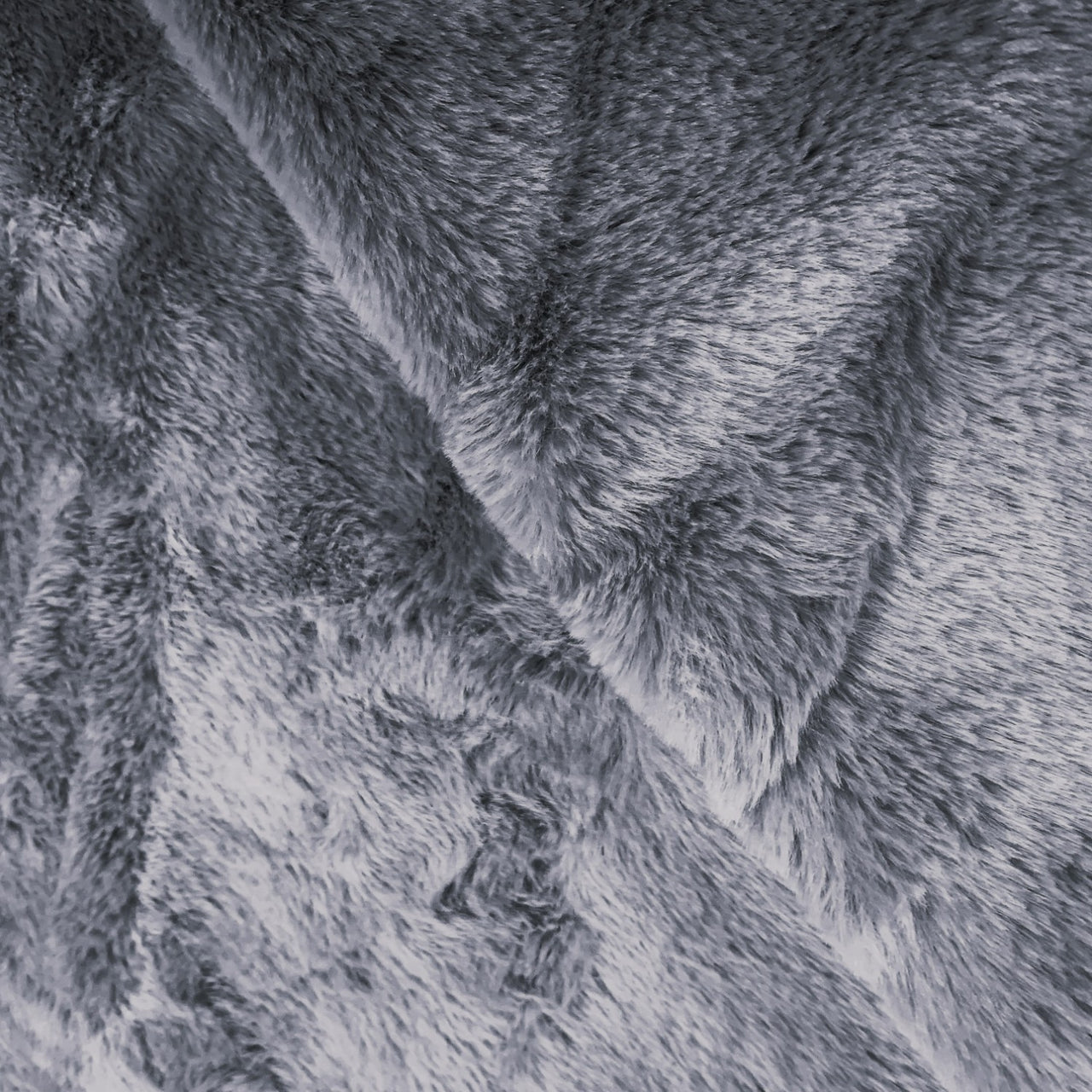 Knitted Bunny Fur Fabric - Grey