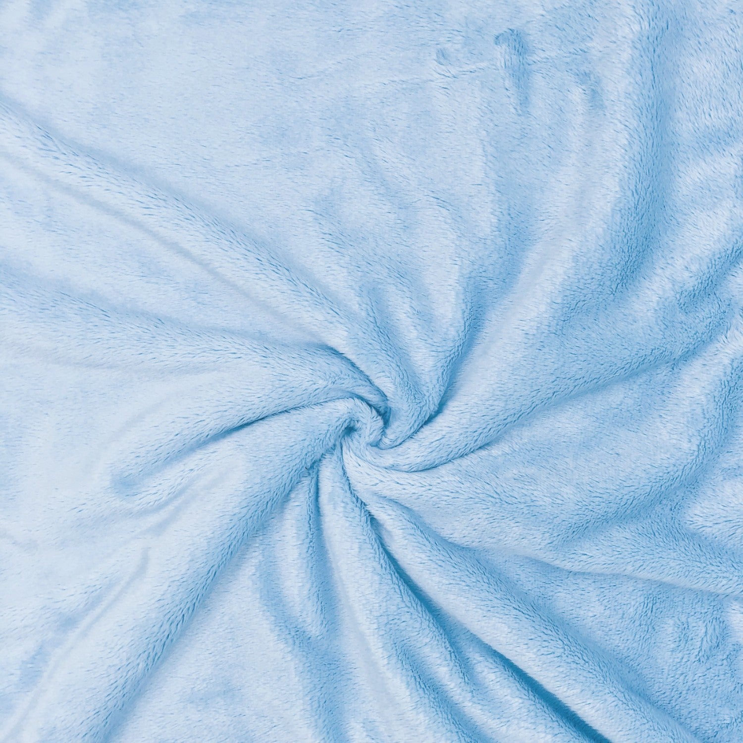 Knitted Fur Fabric - Blue