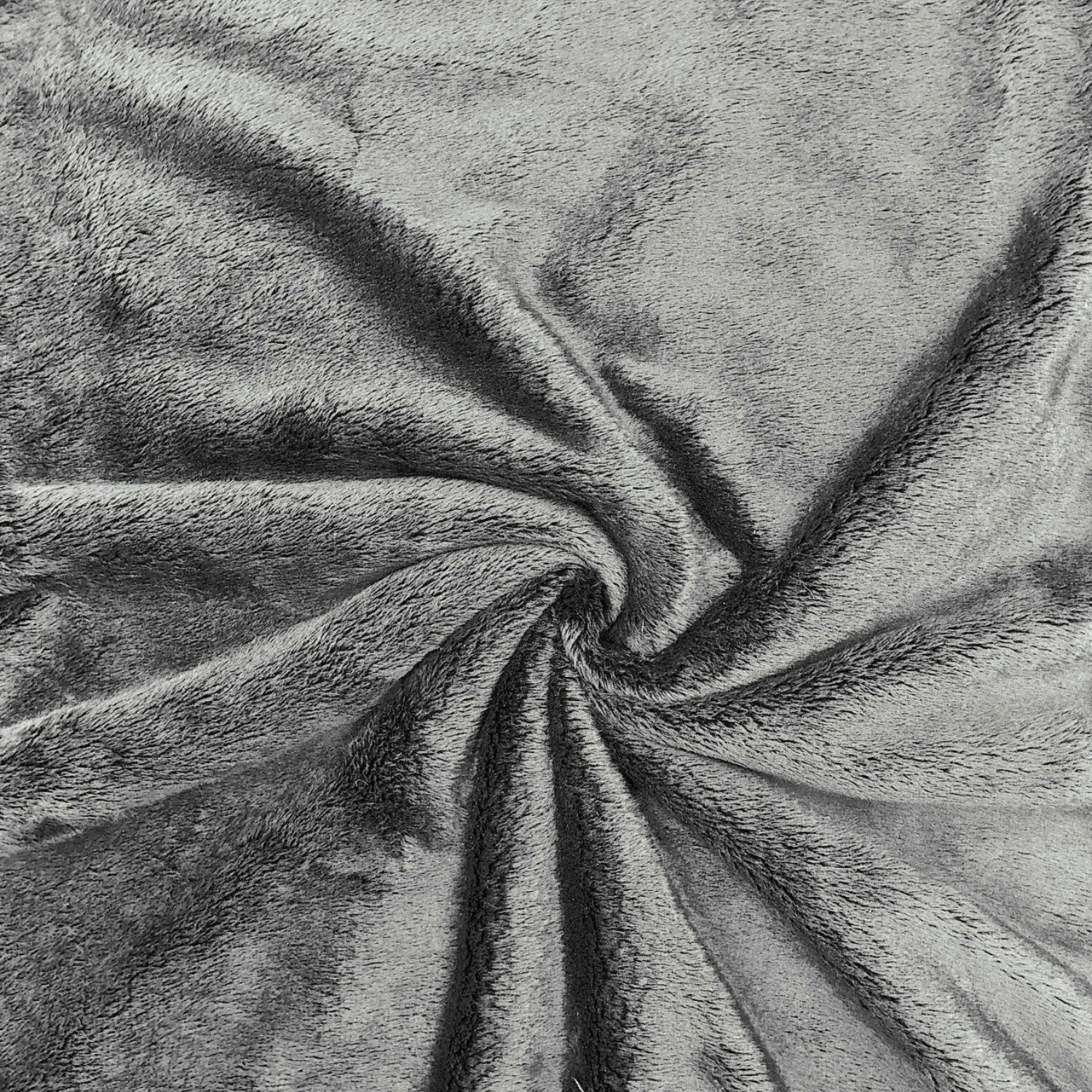 Knitted Fur Fabric - Graphite