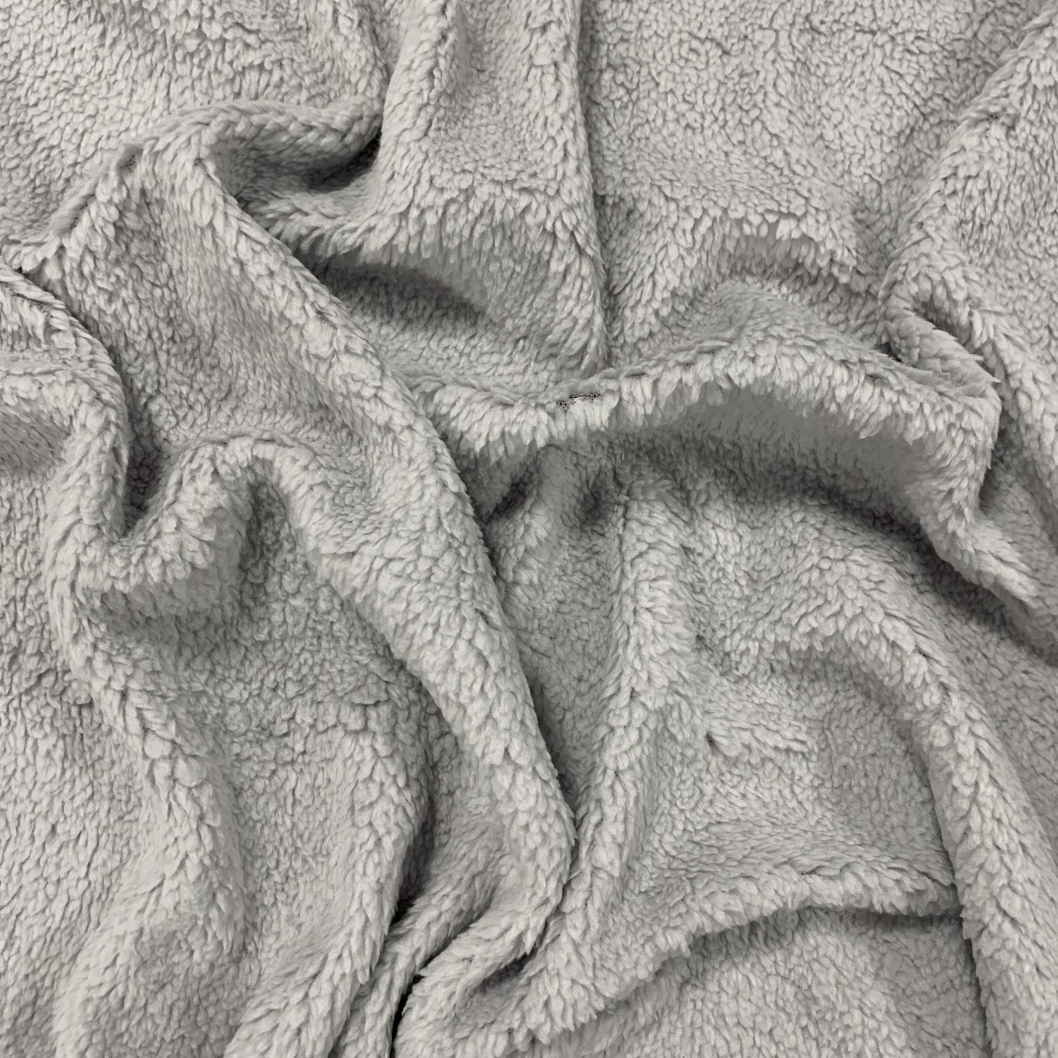 Knitted Lamb Fabric - Grey