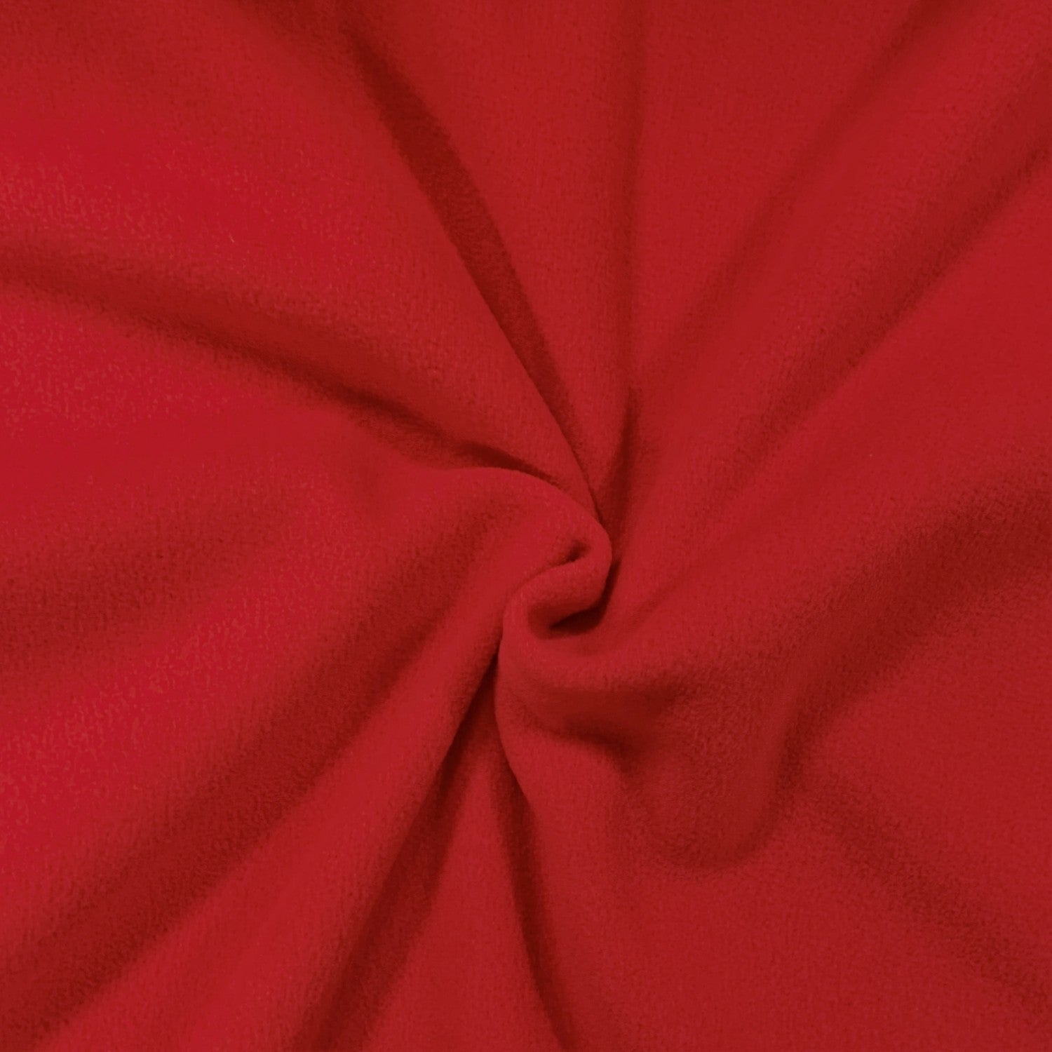 Knitted Polar Fleece Fabric - Red