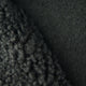 Knitted Sheep Wool Fur Fabric - Black