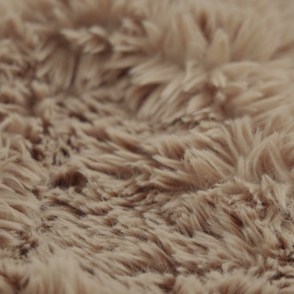 Upholstery Fabric MIKA Long Pile Faux Fur - Cappuccino