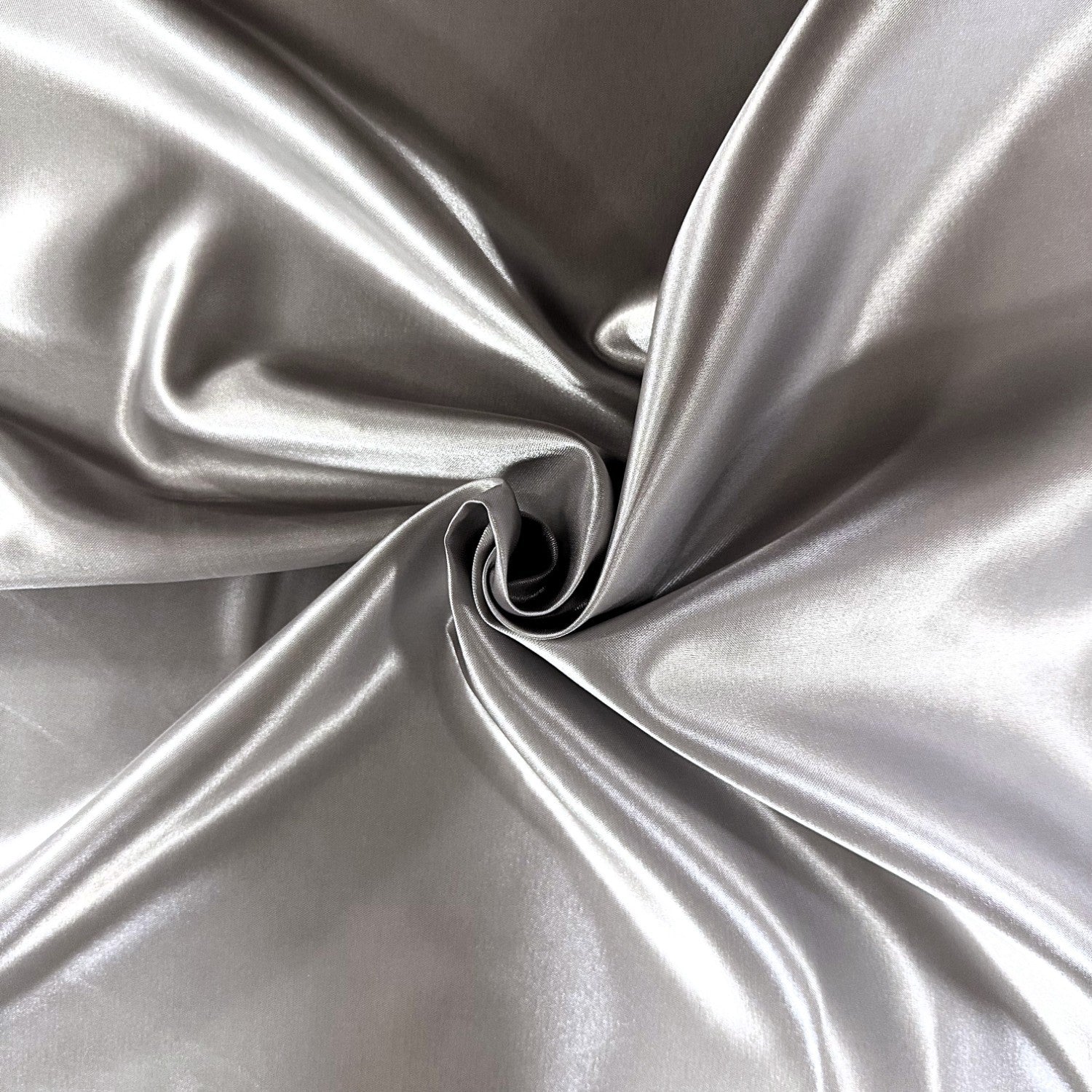 Satin Fabric - Silver