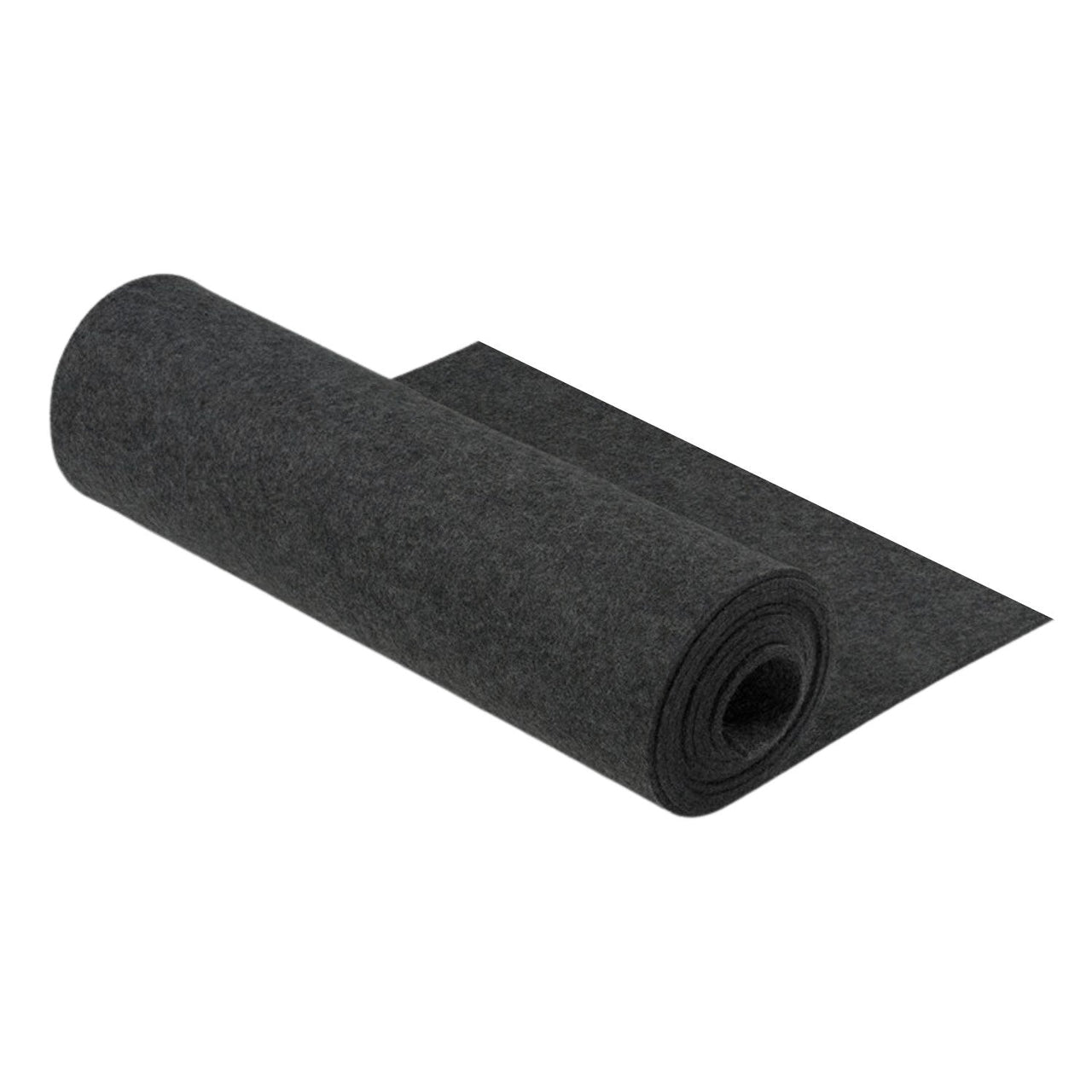 Soft PES Felt - thickness 3 mm, weight 400 g/m² - EU Certified - Black