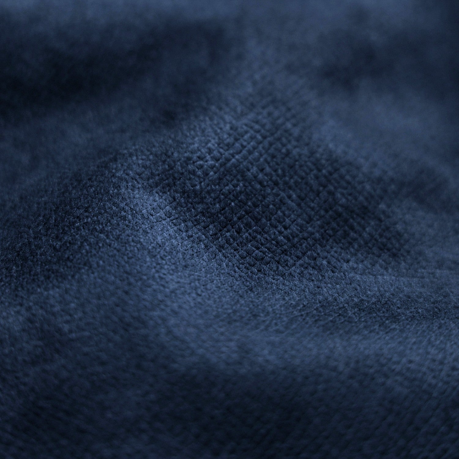 Upholstery Fabric TERRA Velour - Dark Navy Blue