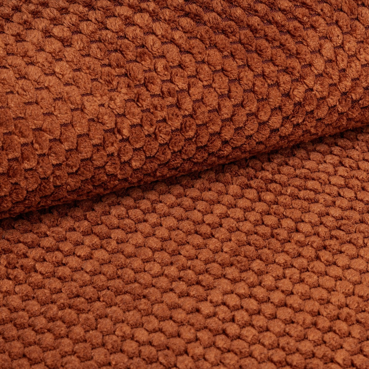 Upholstery Fabric DOT I Velour - Rust