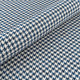 Upholstery Fabric Houndstooth - Black-Blue