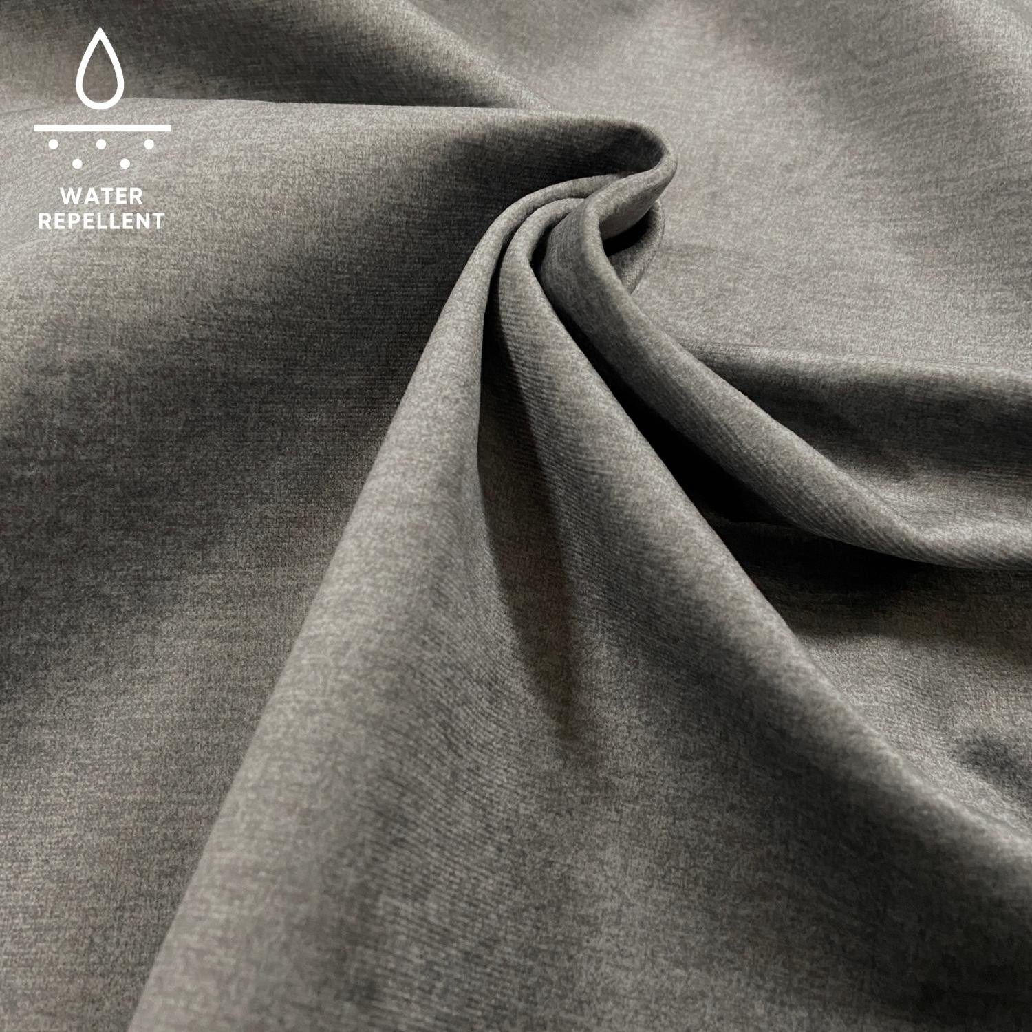Upholstery Fabric MONOLITH Velour - Grey