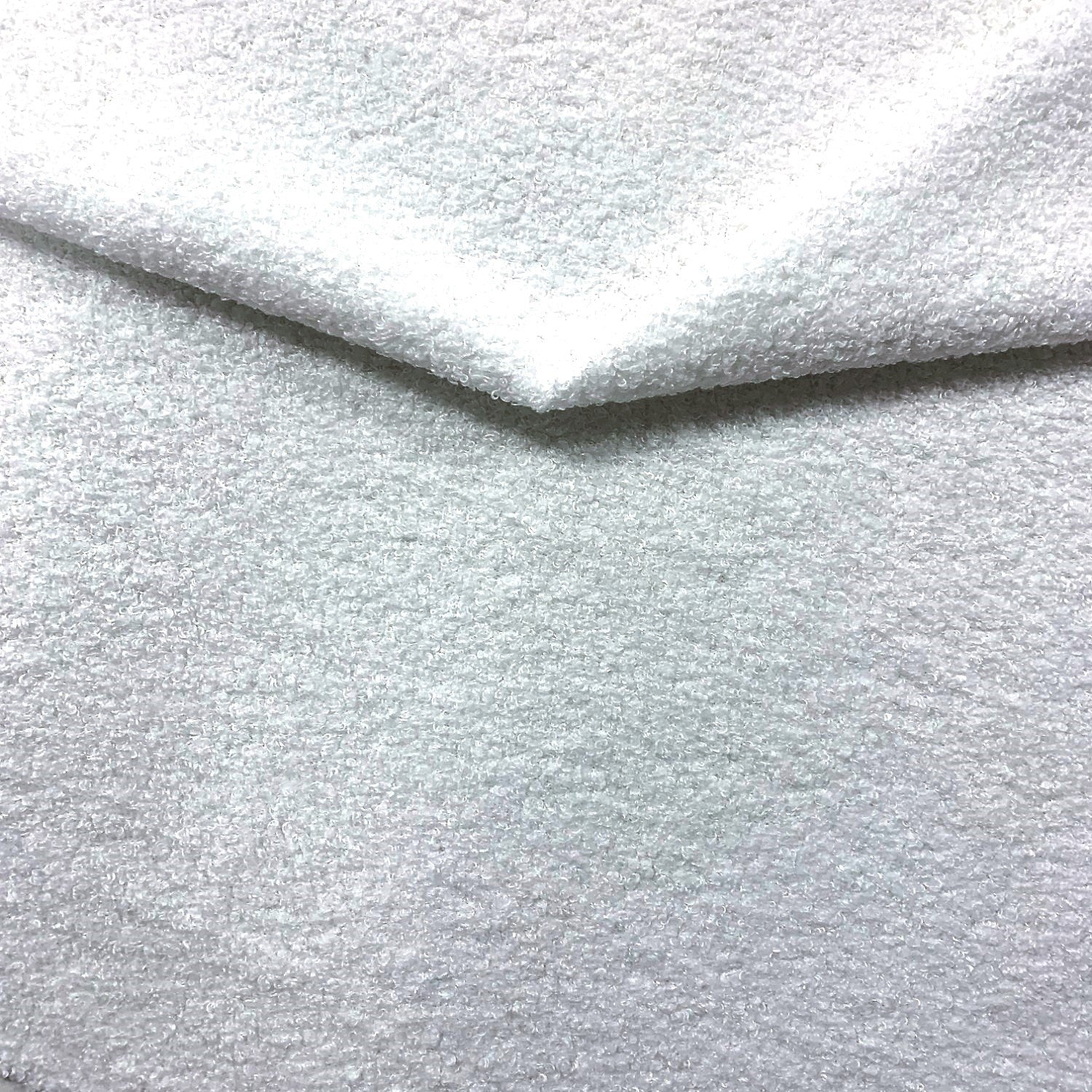 Upholstery Fabric NOW OR NEVER RECYCLED Velour - White