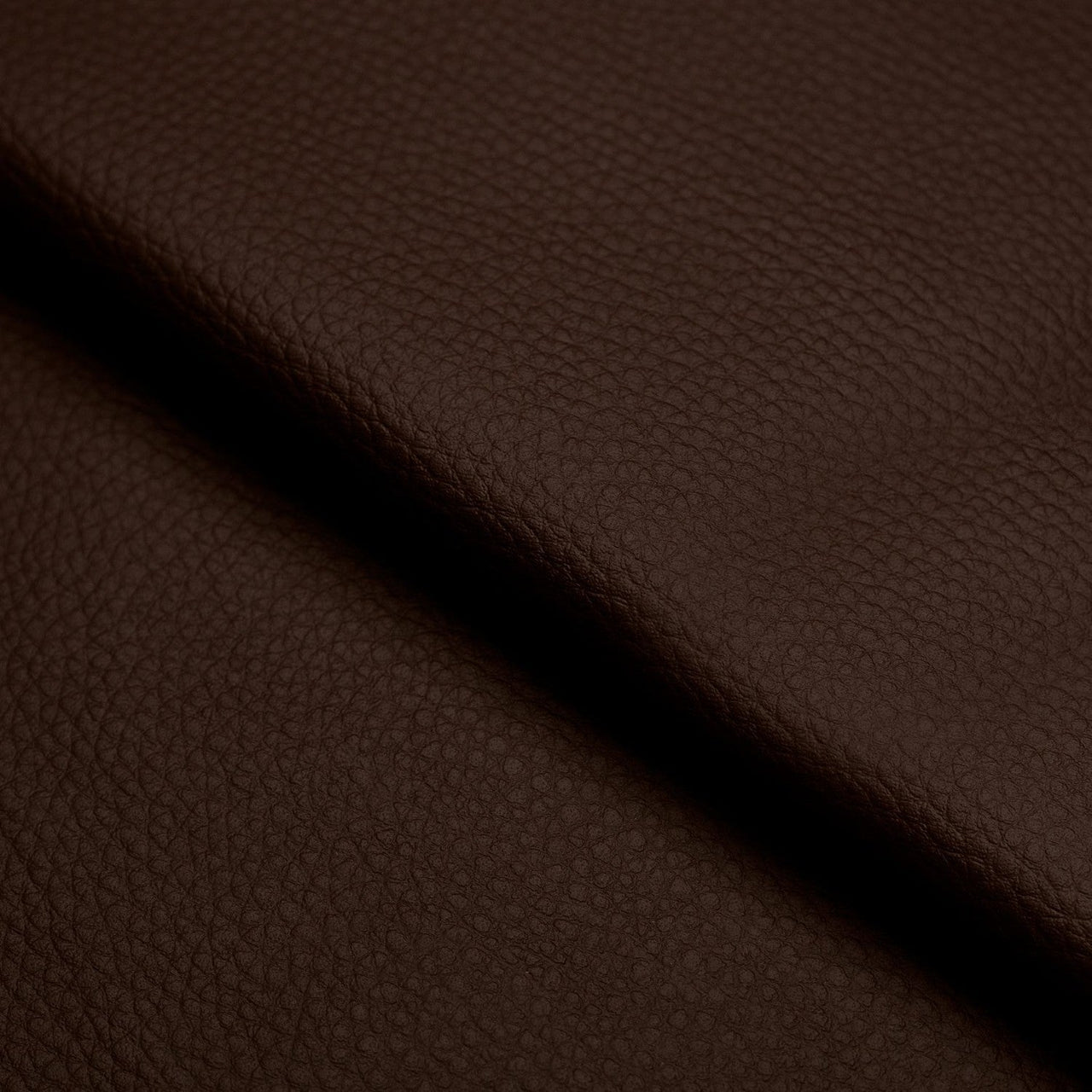 Upholstery Fabric PU Leather DOLARO - Dark Brown