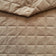 Upholstery Fabric Quilted Microfiber Diamond 5x5 - Beige