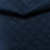 Upholstery Fabric Quilted PU Leather Diamond 5x5 - Navy Blue