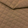 Upholstery Fabric Quilted PU Leather Diamond 5x5 - Nougat