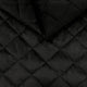 Upholstery Fabric Quilted Velour Diamond 5x5 - Black