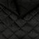 Upholstery Fabric Quilted Velour Diamond 5x5 - Black