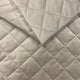 Upholstery Fabric Quilted Velour Diamond 5x5 - Cream