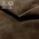 Upholstery Fabric TERRA Velour - Brown