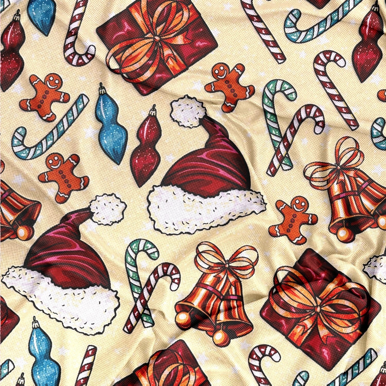 Water Resistant Christmas Fabric Oxford - 50490