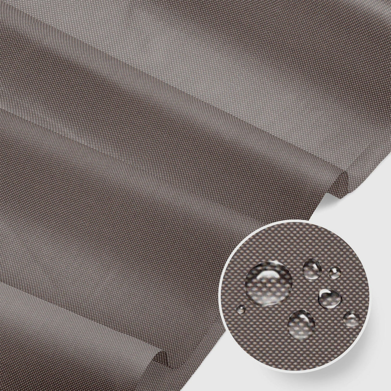 Water Resistant Fabric Oxford - Mud