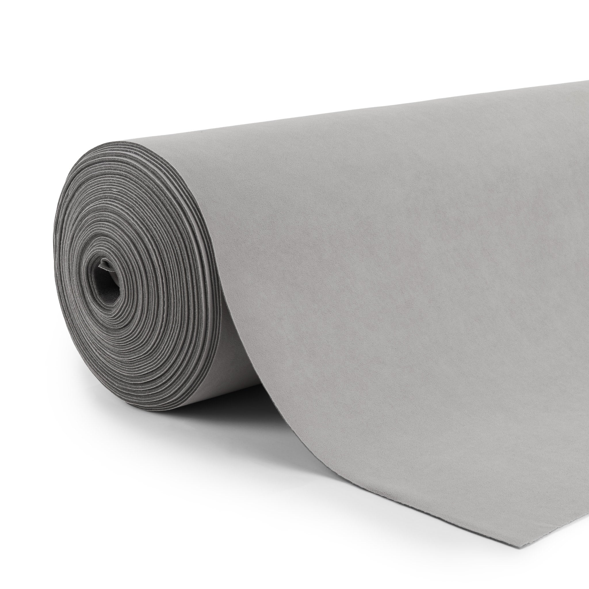 Automotive Velour Headliner Fabric - Light Grey