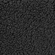 Knitted Sheep Wool Fur Fabric - Black